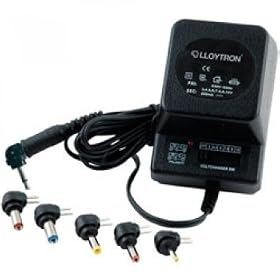 Universal AC/DC MAINS POWER ADAPTOR 300MA 3/4.5/6/7.5/9/12 VOLT
