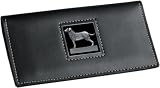 Black Labrador Retriever Check Book Cover
