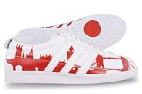 Adidas Gazelle Vintage City Series London Originals Trainers - White Red