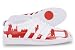 ADIDAS GAZELLE VINTAGE CITY SERIES LONDON ORIGINALS TRAINERS - WHITE / RED - SIZE UK 7.5