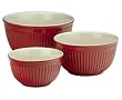Typhoon Red Mixing Bowls, Set of 3