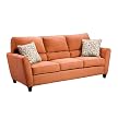 Montego Cotton Twill Sleeper Sofa - Pottery (Queen)