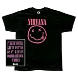 Nirvana - Smiley Pink T-Shirt