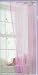 New pink Sequined Tab Top Voile Curtain Panel 54 X 88