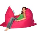BAZAAR BAG - Giant Beanbag PINK - Outdoor & Indoor - MASSIVE 180x140cm - GREAT for Garden