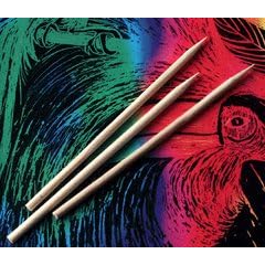 SRASAPS - Standard Size Wood Sticks for Scratch-Art Papers