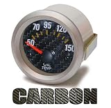 Zoom Produkt-Bild: &Ouml;ltemperaturanzeige Zusatzinstrument 52mm - CARBON