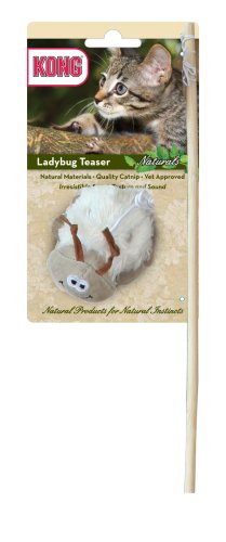 KONG Naturals Ladybug Teaser Cat Toy