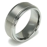 9MM Tungsten Carbide Matte Wedding Band Ring