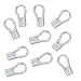 Beadalon Silver Plated EZ-Crimp Cord Ends (10 Beads)