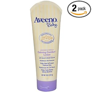 Aveeno Baby Calming Comfort Lotion, Lavender and Vanilla, 8 Fluid Ounce