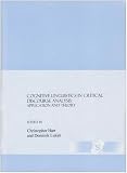 cover of Cognitive Linguistics in Critical Discourse Analysis: Application and Theory