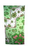 Beach Towel Polka Dot Paisley - Kiwi