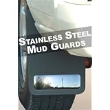 Husky Liners Stainless Steel Rear Mudguard Insert - Pack of 2 (Black) by Husky Liners