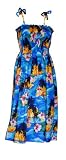One Size Tube Dress - Women's Brilliant Hawaiian Island Sunset Spaghetti Strap Hawaiian Aloha Poplin Cotton Smocked Tube Top Sundress