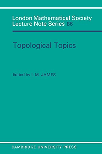 Topological Topics: Articles on Algebra and Topology Presented to Professor P J Hilton in Celebration of his Sixtieth Birthday (London Mathematical Society Lecture Note Series)