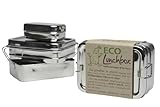 Three Piece Stainless Steel Lunch Box Set
