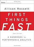 First Things Fast: A Handbook for Performance Analysis (Essential Knowledge Resource)