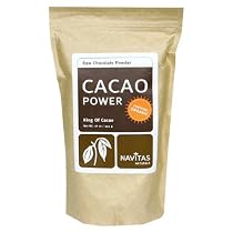 Navitas Naturals Raw Chocolate Powder, Organic,16-Ounce Pouch (Pack of 2)