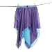 Sarah's Silks Reversible Silk Fairy Skirt - Turquoise and Purple