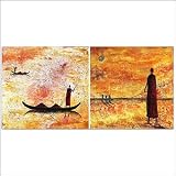 Woman And Canoe Painting - Bali Art - New Arrivals - CraftNetwork