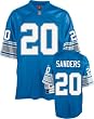 Men`s Detroit Lions #20 Barry Sanders Team Throwback Premier Jersey