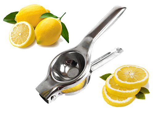Kitchenlnai - Best Lemon Squeezer - Premium Stainless Steel Manual Squeezer for Citrus, Lime & Lemons Kitchenlnai - Best Lemon Squeezer - Premium Stainless Steel Manual Squeezer for Citrus, Lime & Lemons
