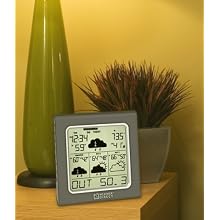 La Crosse Technology Weather Direct WD-3105U 4-Day Internet-Powered Wireless Forecaster, Titanium