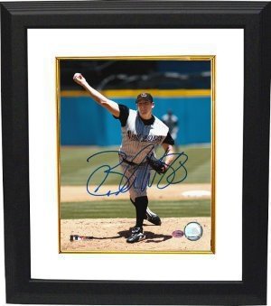 Brandon Webb Autographed/Hand Signed Arizona Diamondbacks 8x10 Photo Custom Framed- Webb Hologram