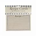 4 x 6 Recipe Cards & Protective Covers by Clear Solutions