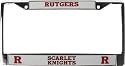 Rutgers Scarlet Knights Chrome License Plate Frame