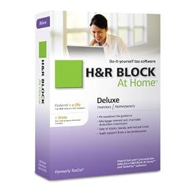 H&R Block At Home 2010 Deluxe Federal + State + eFile [Old Version]