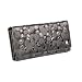 Portemonnaie en cuir femme noire, Anthoni Crown
