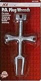 Tools & Hardware : ACE P.O. PLUG WRENCH For removing bath drain