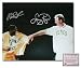 Magic Johnson and Larry Bird Los Angeles Lakers Boston Celtics NBA Dual Hand Signed 16x20 Photograph