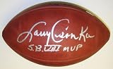Larry Csonka Signed Football w/SB VIII MVP Inscribed