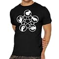 Touchlines Herren T-Shirt Big Bang Theory - Stein Schere Papier Echse Spock