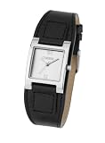 Morgan ladies, Analogue, black leather strap watch