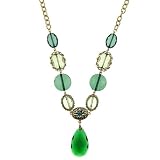 Emerald City Bold Beads Large Teardrop Necklace