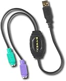 Dynex DX-USBPS2 - Keyboard / mouse adapter - USB