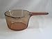 RARE Vintage Vision Corning Visionware Amber Glass Saucepan .7 L - France