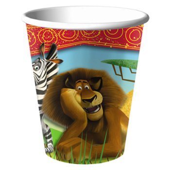Madagascar Escape 2 Africa Party Paper Cups 8 ct