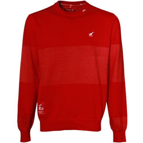 LRG Core Red Striped Knit Sweater