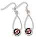 New Jersey Devils French Loop Earrings