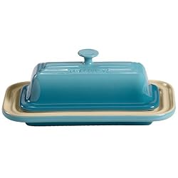 Le Creuset Stoneware Butter Dish, Caribbean