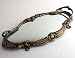 Brand New Gorgeous Framed Mirror Bronze Vanity Tray