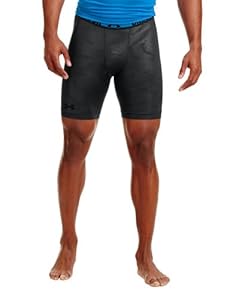 Under Armour Men's HeatGear® Sonic Printed Compression Shorts 3XL Black