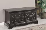 Antique Black Over Terra Cotta Cedar Chest By Powell Furniture