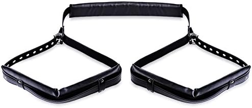 Star Tech Leather Suit of Shackles to Compel Stretch Legs SM Binding Bondage
