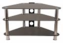 GTS-7 Contemporary Black Glass Corner LCD TV Stand